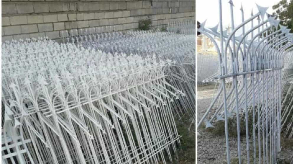 Types of fence protection in Hafaz Afarinesh in Shiraz